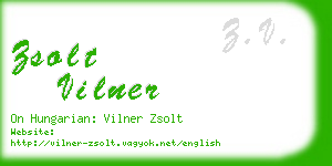 zsolt vilner business card